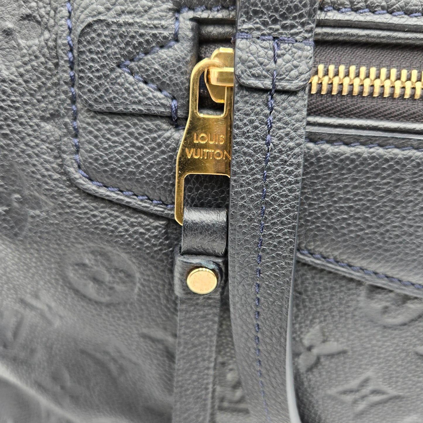 Louis Vuitton Monogram Empreinte Lumineuse GM - Infini Dark Navy Bag/Tote