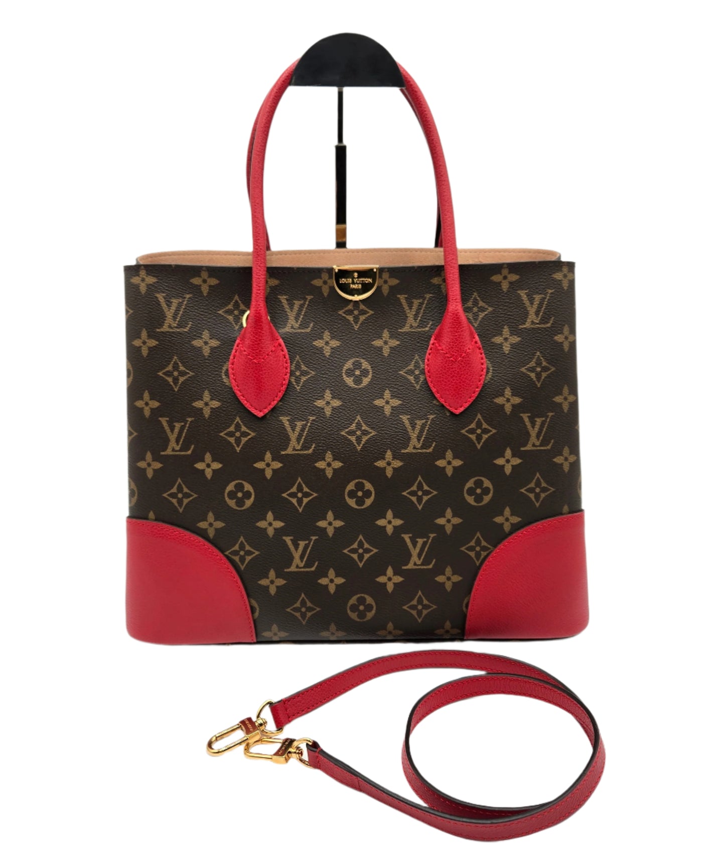 Louis Vuitton Monogram Flandrin Cerise Canvas Handbag - LIKE NEW