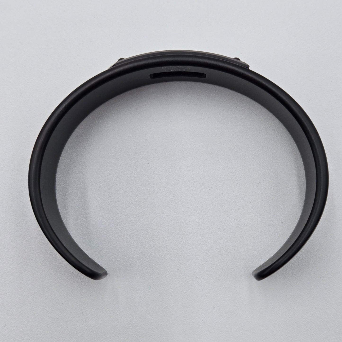 Hermes Kelly Aluminum Bangle Cuff Bracelet Black