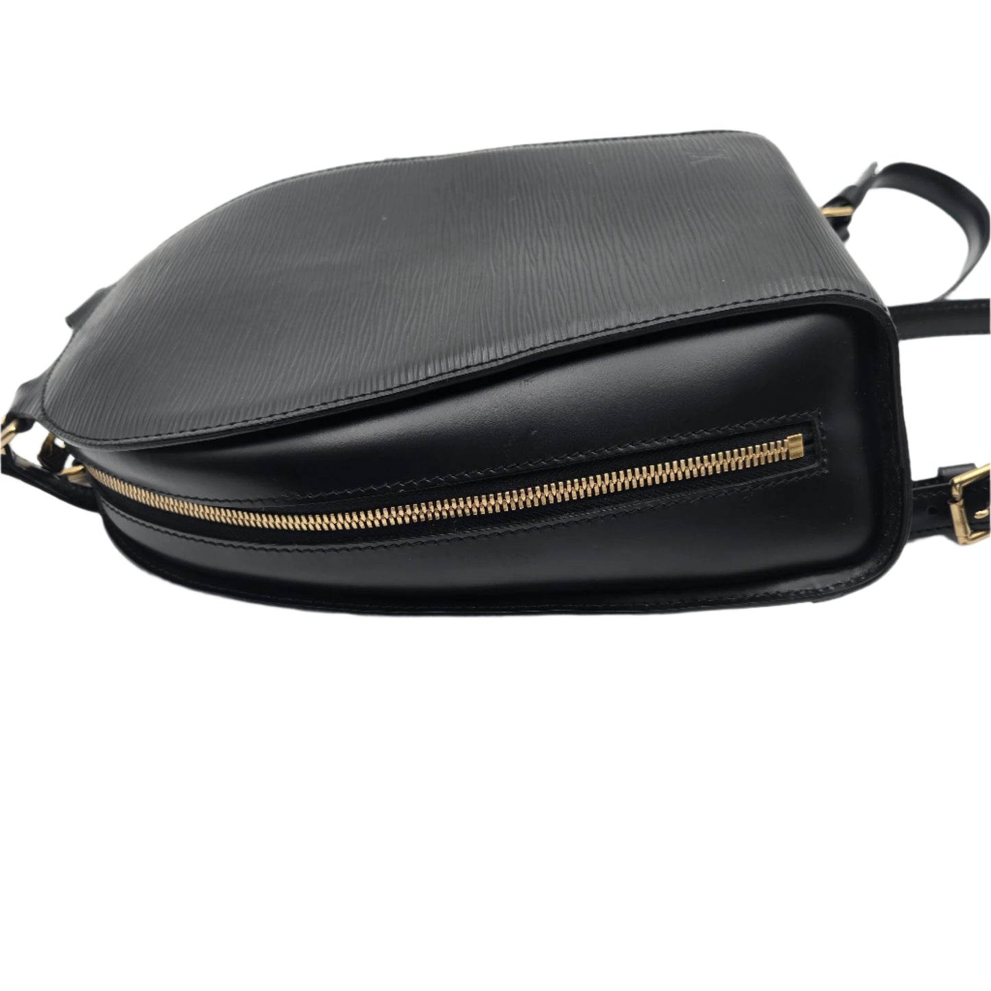 LOUIS VUITTON Mini Pochette Epi Leather Backpack Black