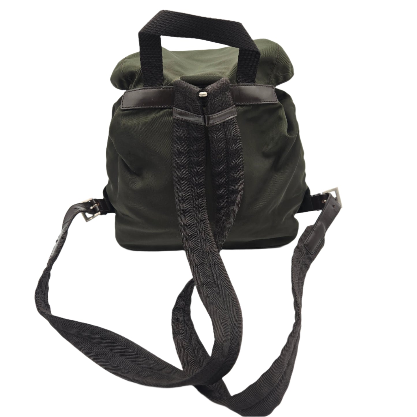 Prada Green Backpack Rucksack Nylon