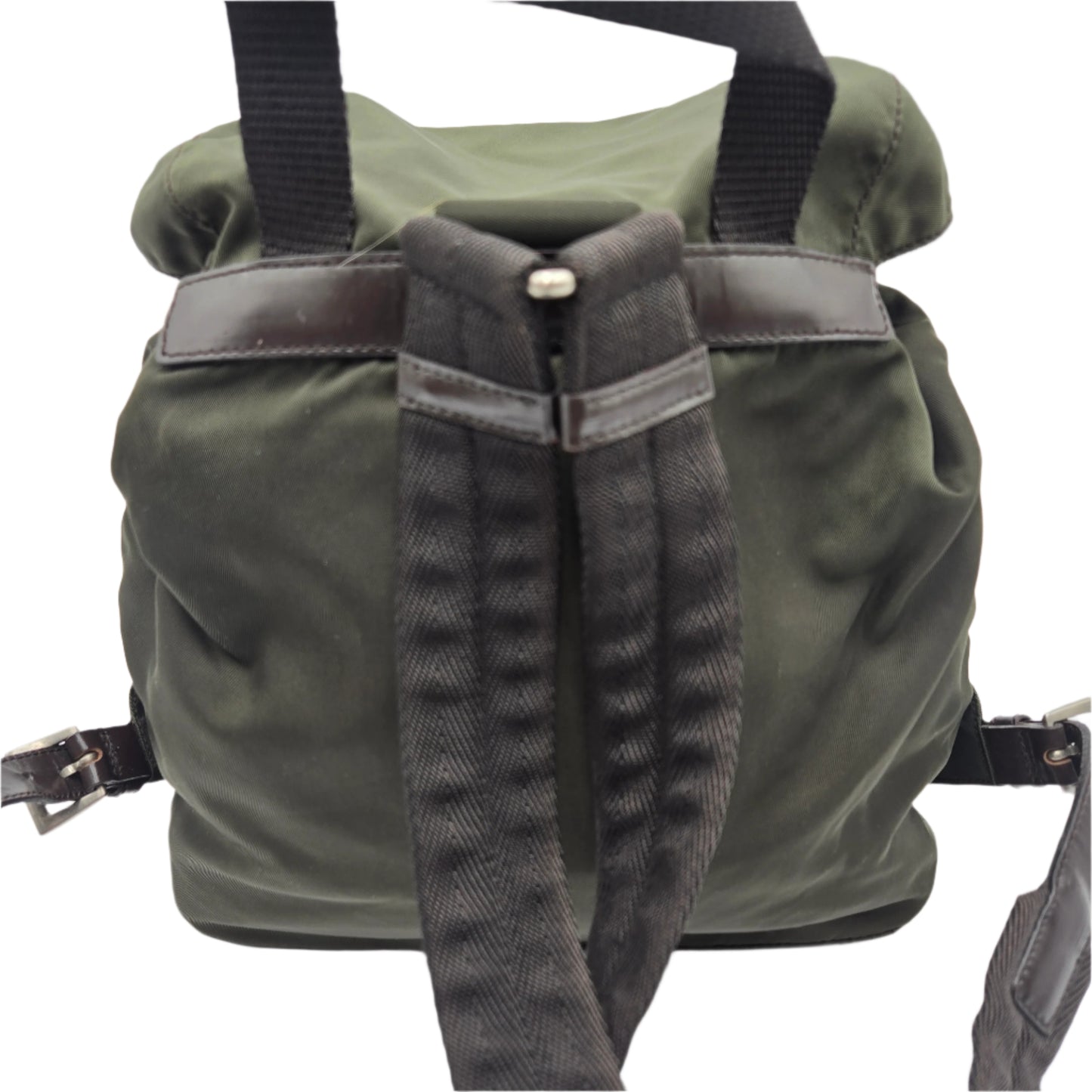 Prada Green Backpack Rucksack Nylon