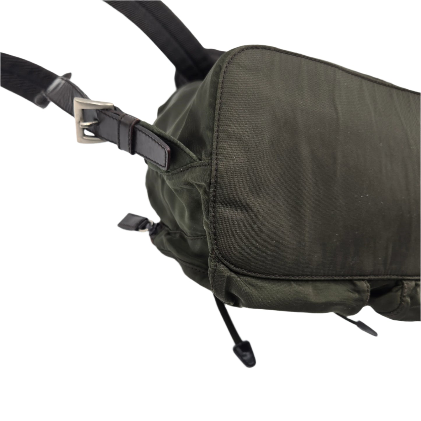 Prada Green Backpack Rucksack Nylon