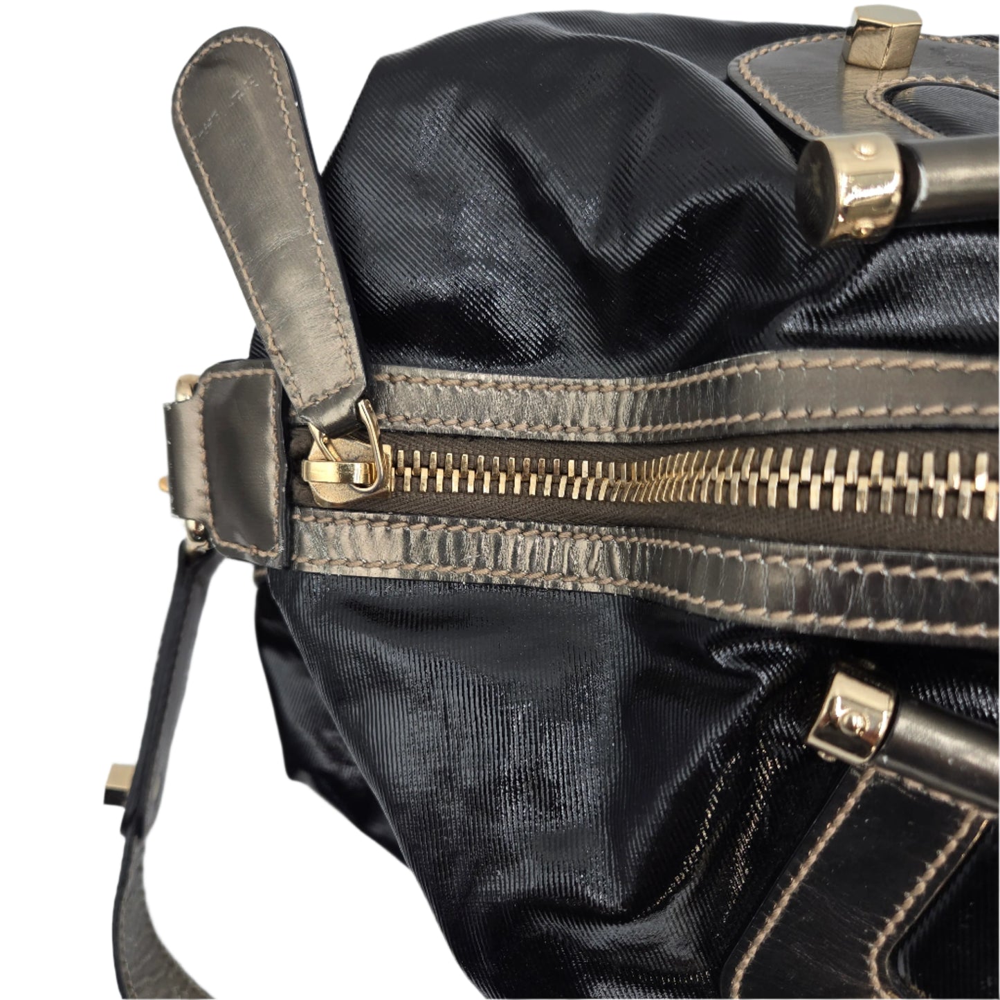 VINTAGE Gucci Pop Bamboo Medium Two-Way Bag