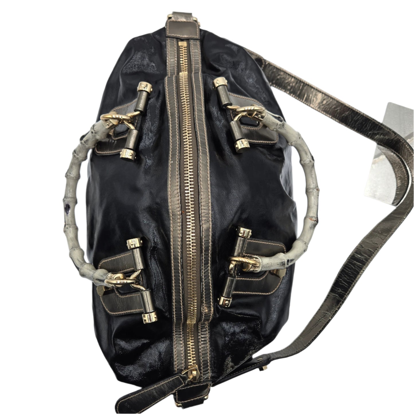 VINTAGE Gucci Pop Bamboo Medium Two-Way Bag