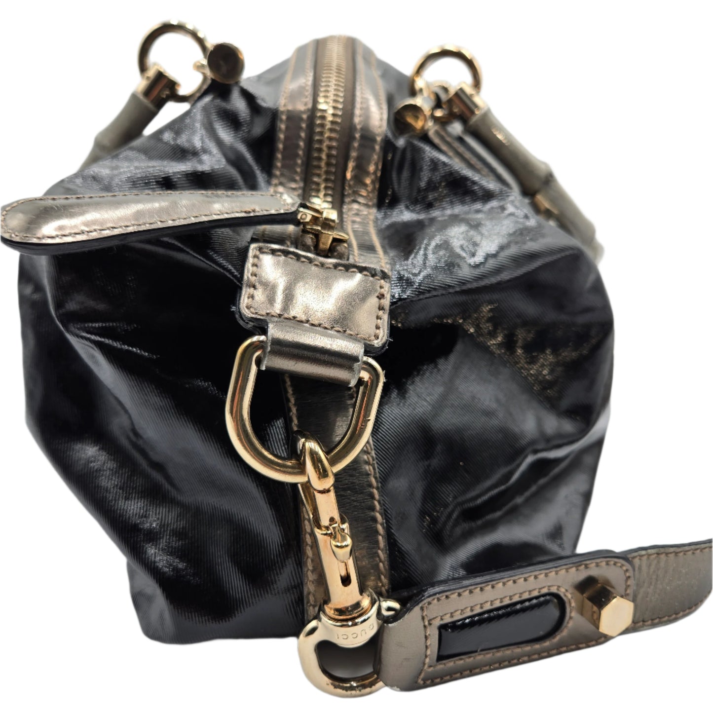 VINTAGE Gucci Pop Bamboo Medium Two-Way Bag