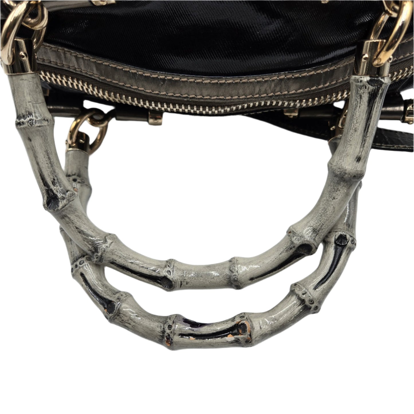 VINTAGE Gucci Pop Bamboo Medium Two-Way Bag