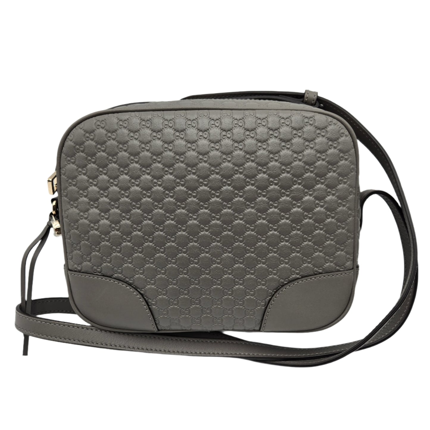 Gucci Microguccissima Leather Bree Grey Crossbody - LIKE NEW