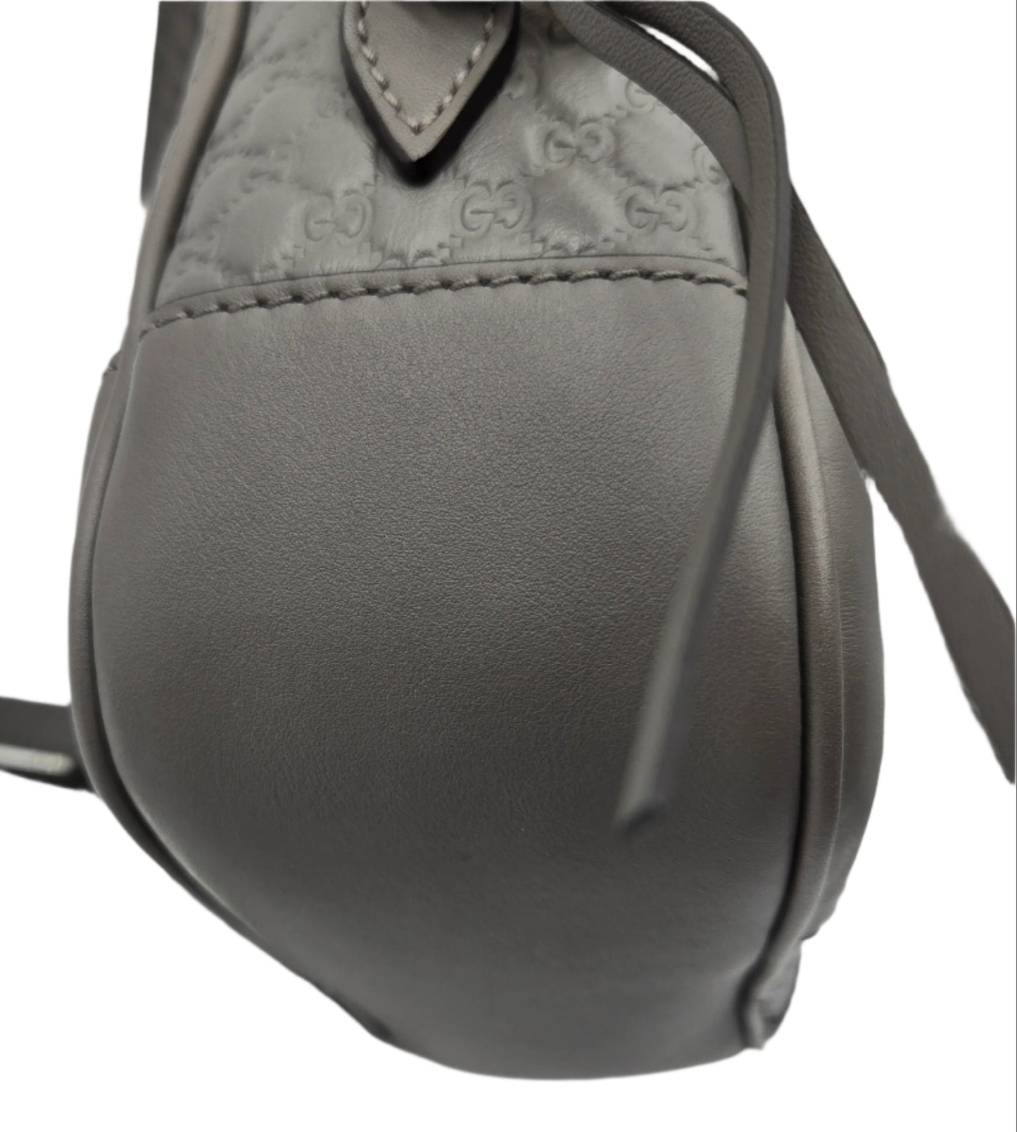 Gucci Microguccissima Leather Bree Grey Crossbody - LIKE NEW
