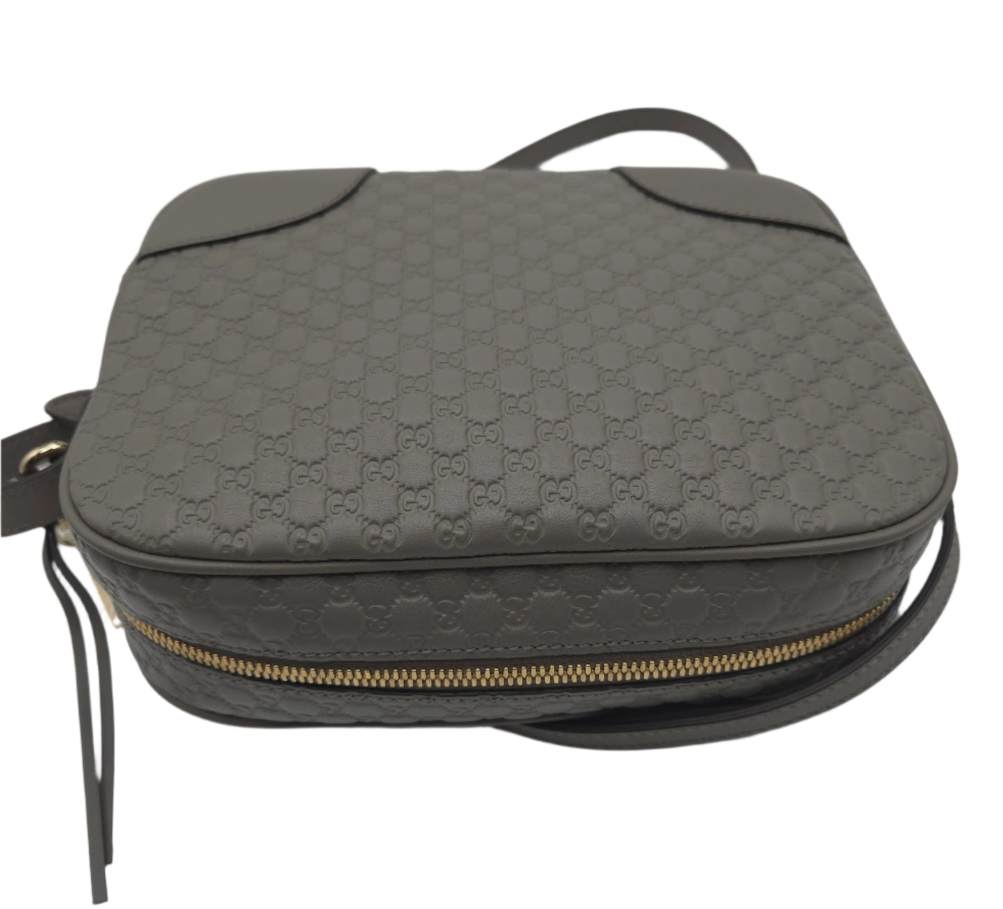 Gucci Microguccissima Leather Bree Grey Crossbody - LIKE NEW