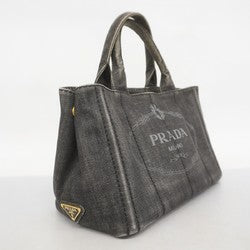 Prada Mini Tote Bag Canapa Denim Black - COA included