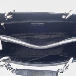 Chanel Caviar Skin GST Chain Tote Bag / Silver Hardware A50955 - COA Included