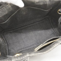 Prada Mini Tote Bag Canapa Denim Black - COA included