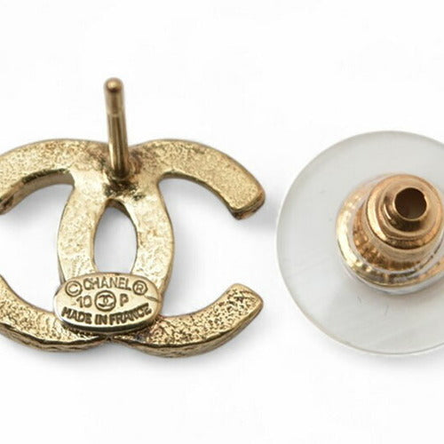 Chanel Earrings CHANEL CC Gold 10P
