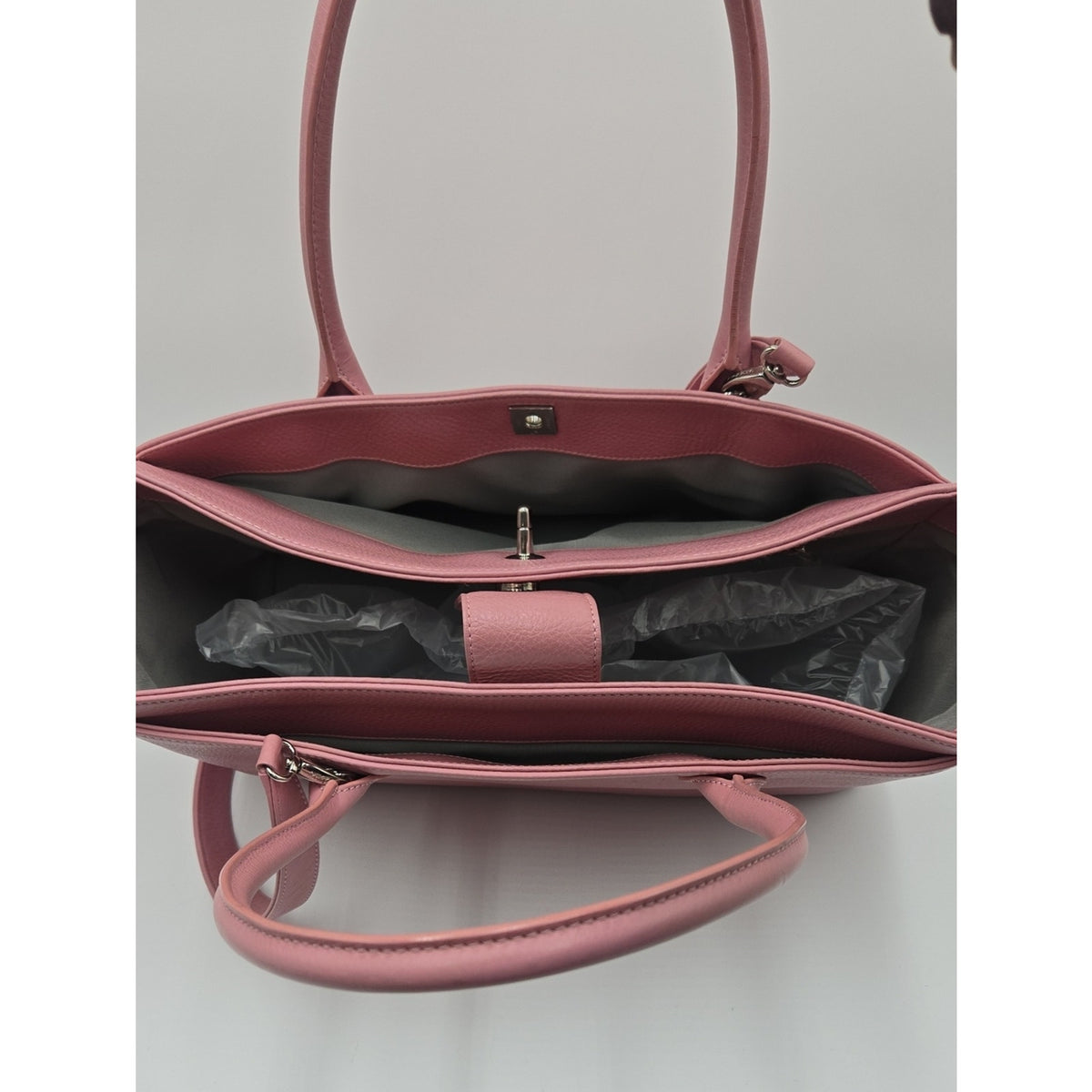 CHANEL Cerf Tote Pink Silver Hardware Series 20 - COA included