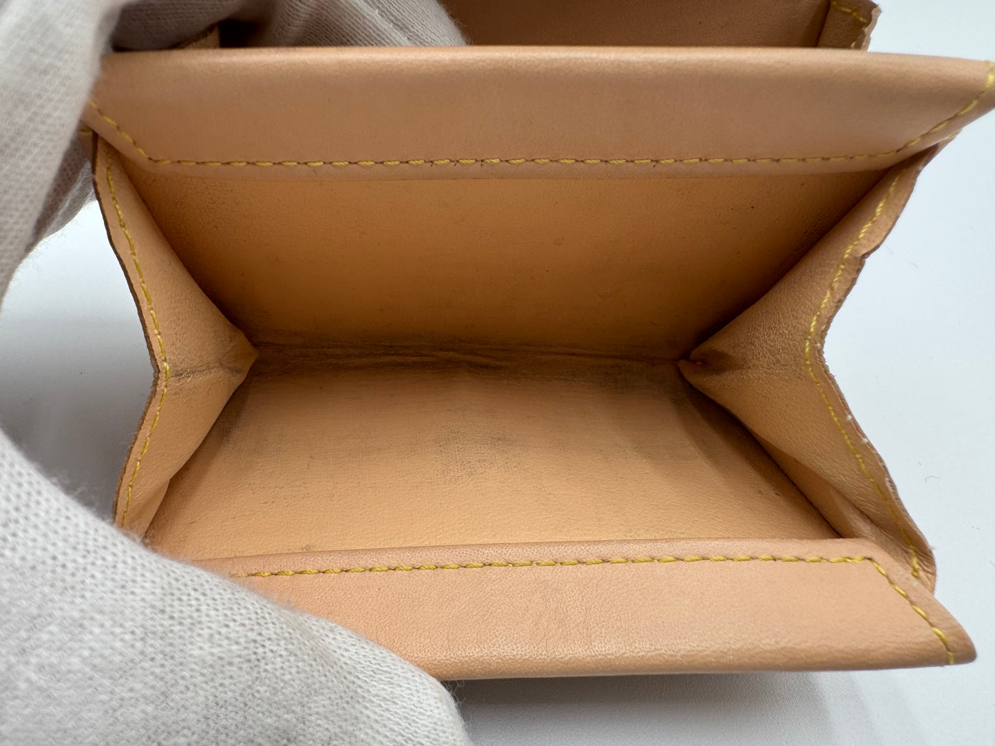 LOUIS VUITTON Portomone Plastic Coin Case Noir - VINTAGE