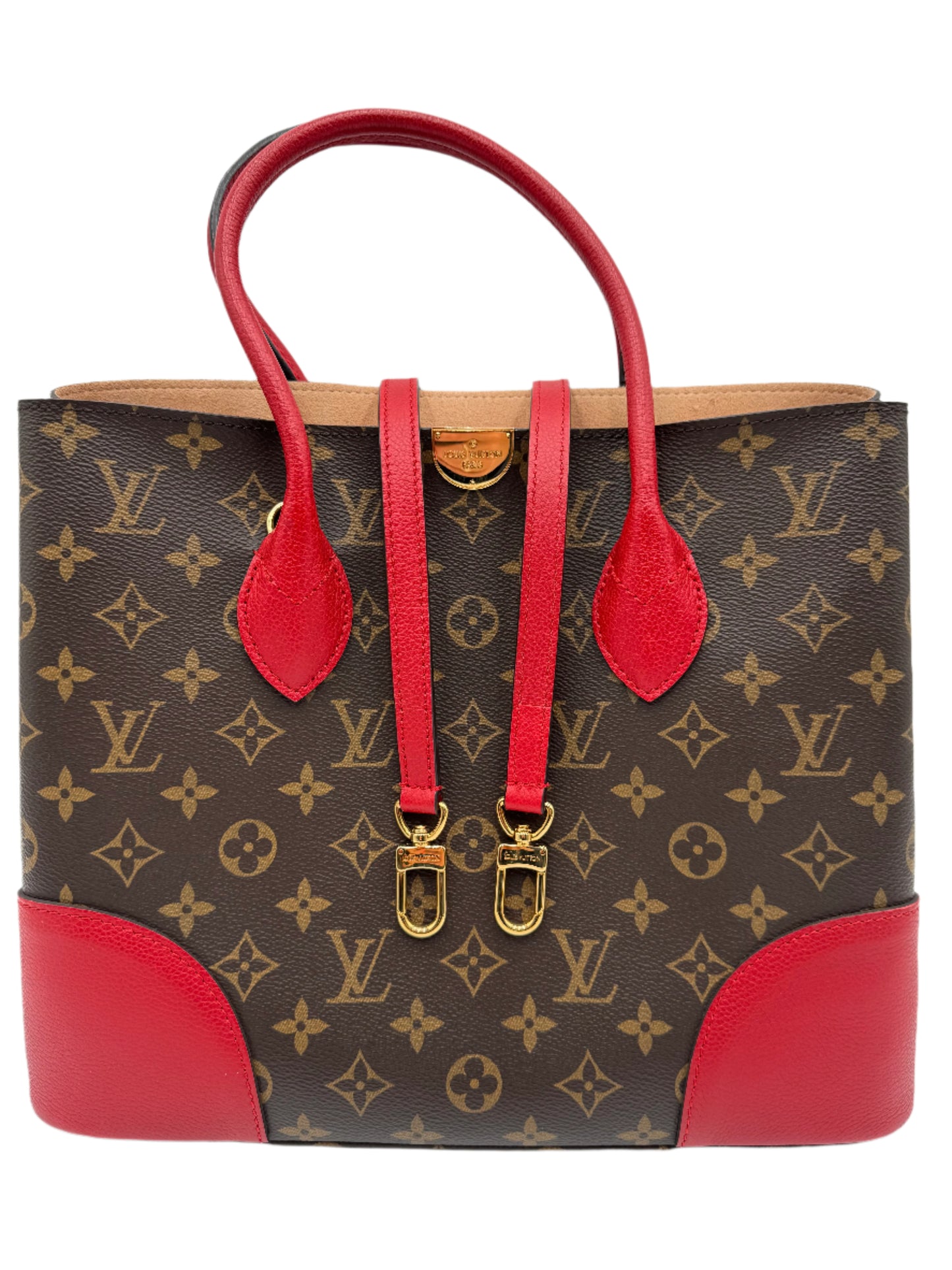 Louis Vuitton Monogram Flandrin Cerise Canvas Handbag - LIKE NEW