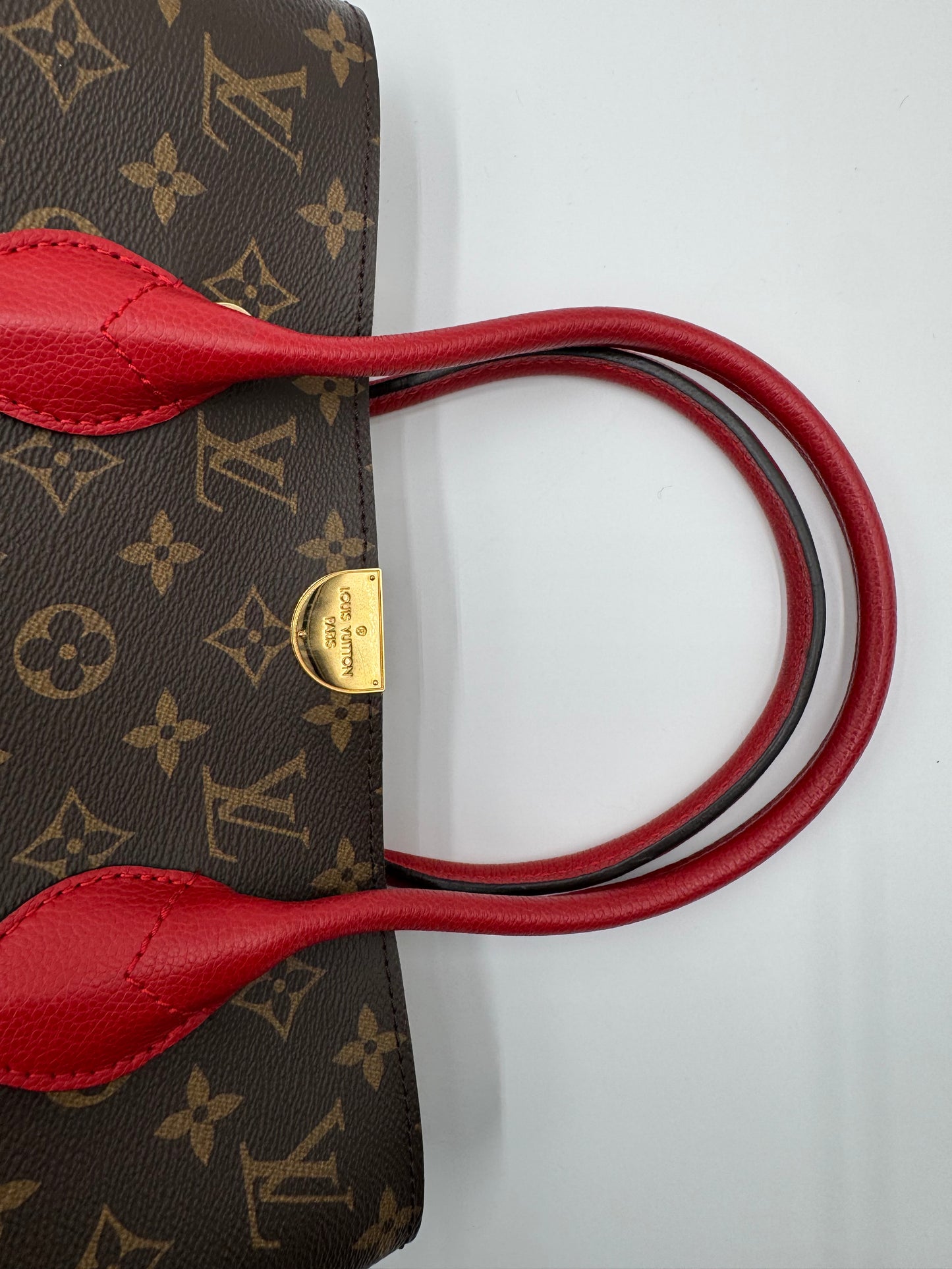 Louis Vuitton Monogram Flandrin Cerise Canvas Handbag - LIKE NEW