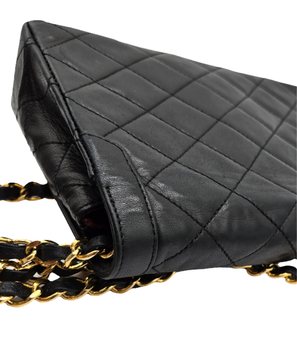 CHANEL Paris Limited Matelasse Lambskin Leather Chain Shoulder Bag 20057