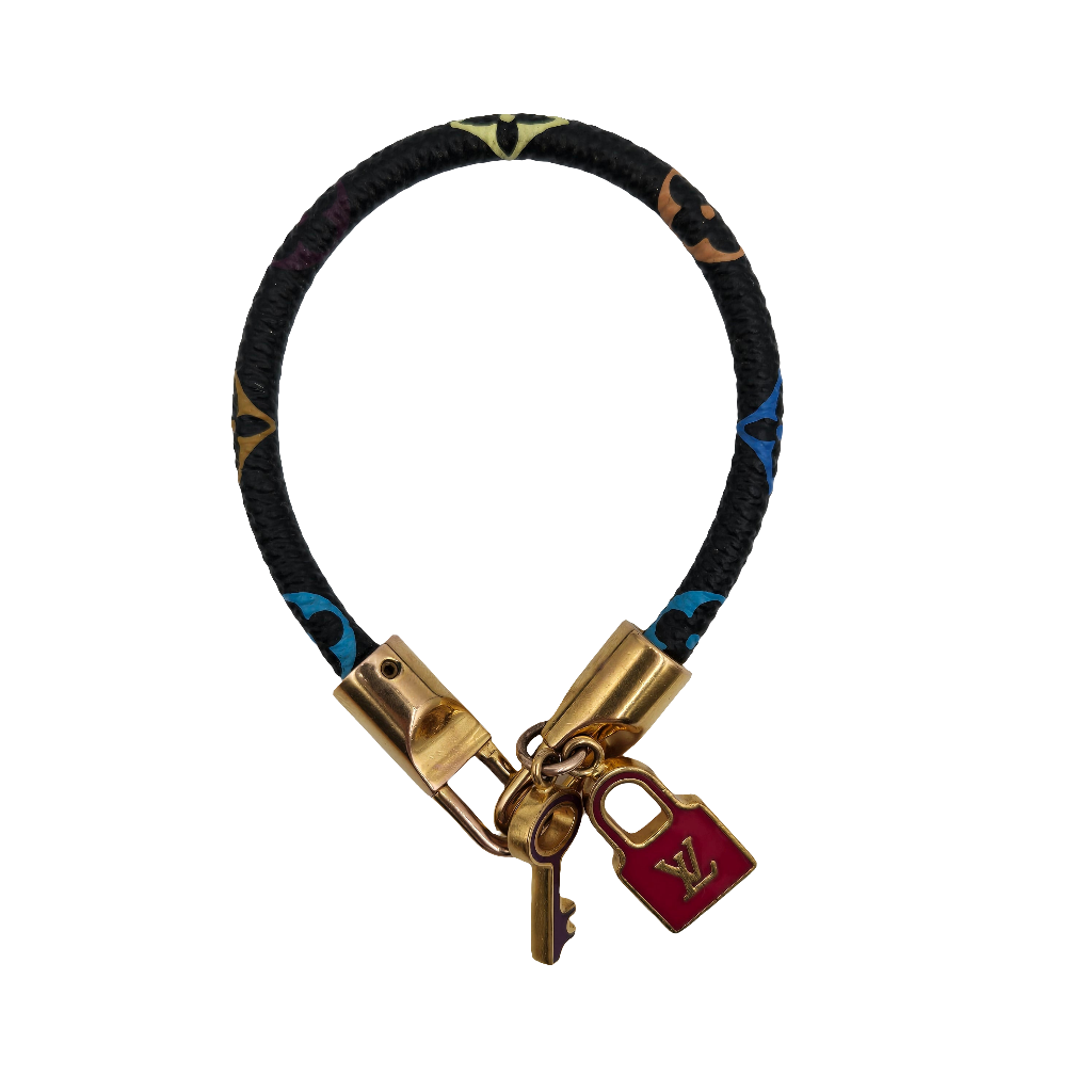 LOUIS VUITTON MONOGRAM MULTICOLOR BRACELET LUCK IT BRACELET/1A8608