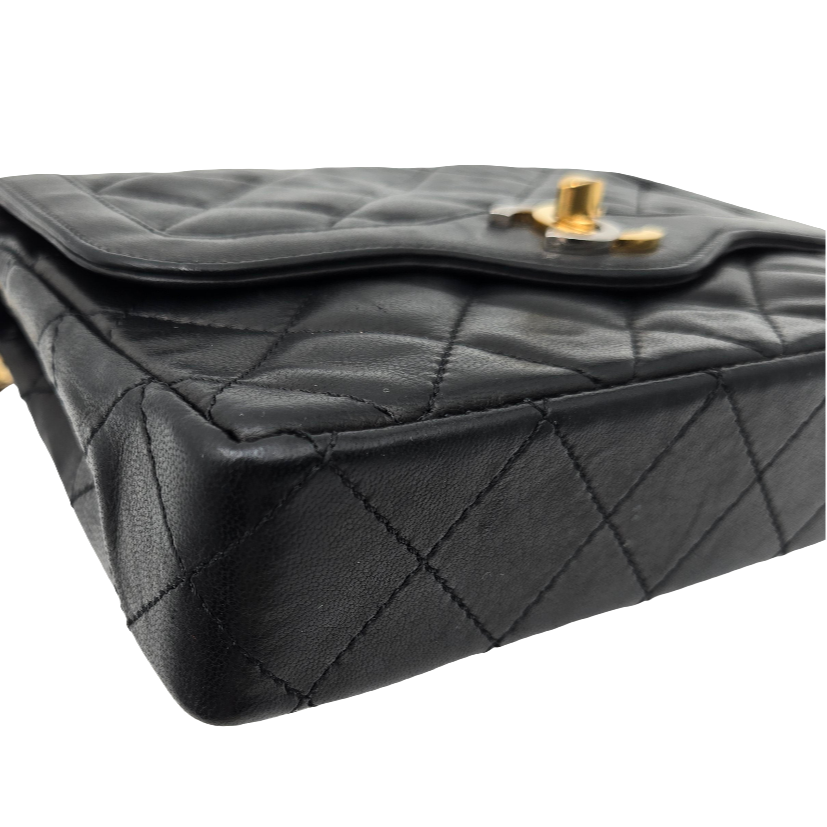 CHANEL Paris Limited Matelasse Lambskin Leather Chain Shoulder Bag 20057