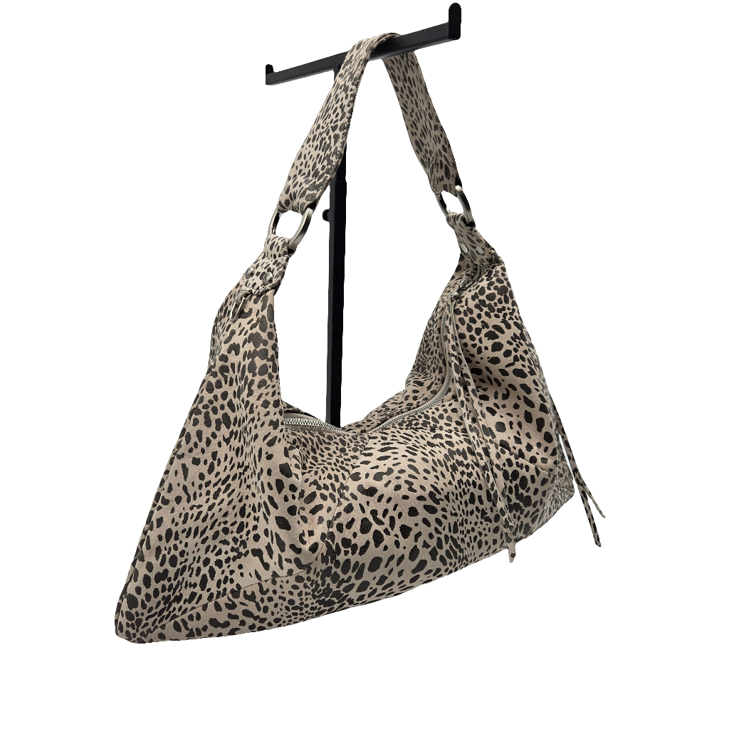 HOBO Women's Paulette Cheetah Print Shoulder Bag Cheetah - NEW WITH TAGS