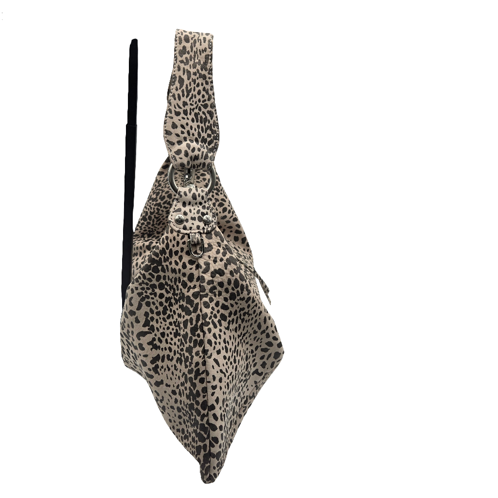 HOBO Women's Paulette Cheetah Print Shoulder Bag Cheetah - NEW WITH TAGS