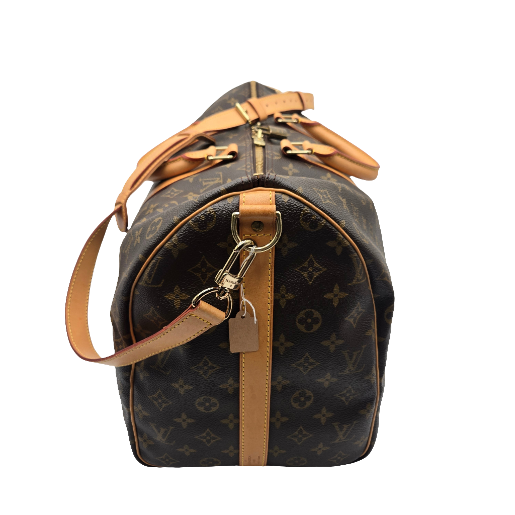 Louis Vuitton Boston Monogram Keepall Bandouliere 50 Bag