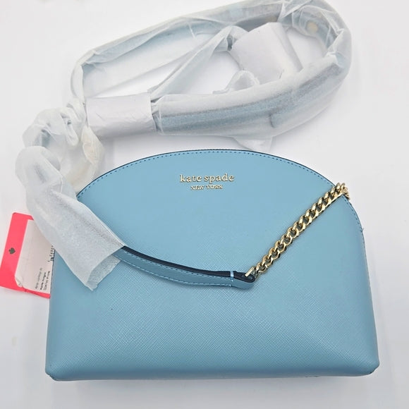 Kate Spade New York Spencer Double Zip Dome Crossbody Teacup
