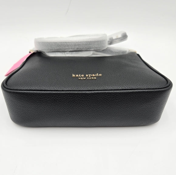 Kate Spade New York Bradley Pebbled Leather Medium Crossbody Black - New, never used