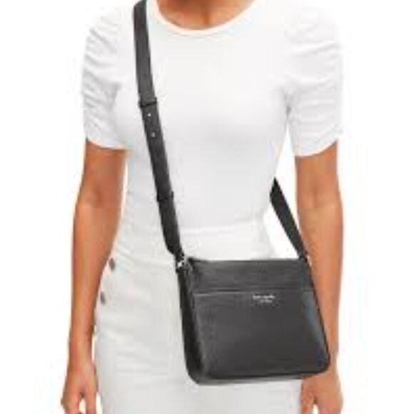 Kate Spade New York Run Around Medium Crossbody Black