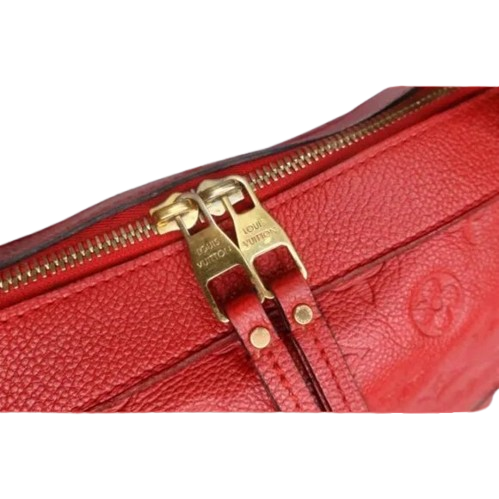 Louis Vuitton Red Bastille MM Monogram Empreinte 2-way Bag