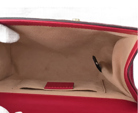 Gucci Red Padlock Guccissima 2-way Bag