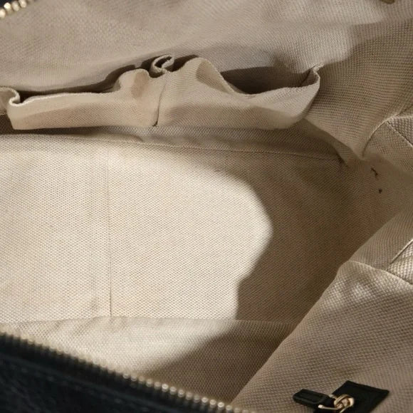 Gucci Black Leather Soho Shoulder Bag