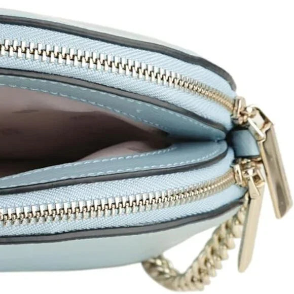 Kate Spade New York Spencer Double Zip Dome Crossbody Teacup
