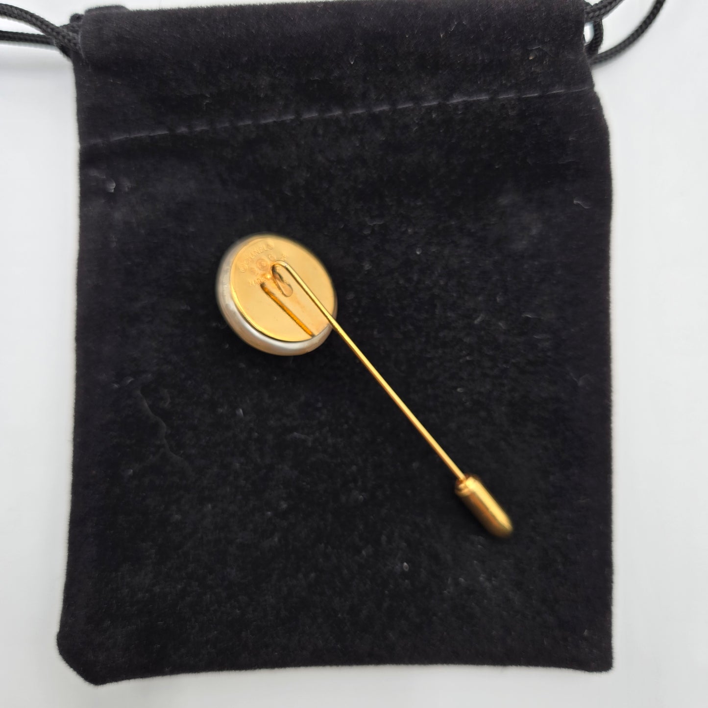 Chanel Vintage Faux Pearl Stick Pin / Brooch