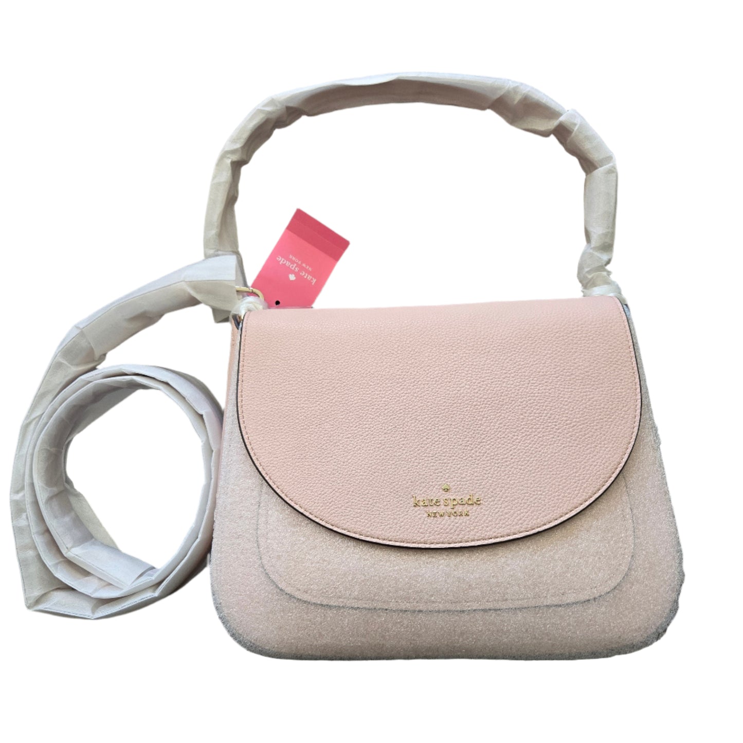 Kate Spade New York Kailee Medium Flap Shoulder Rose Smoke - new with tags