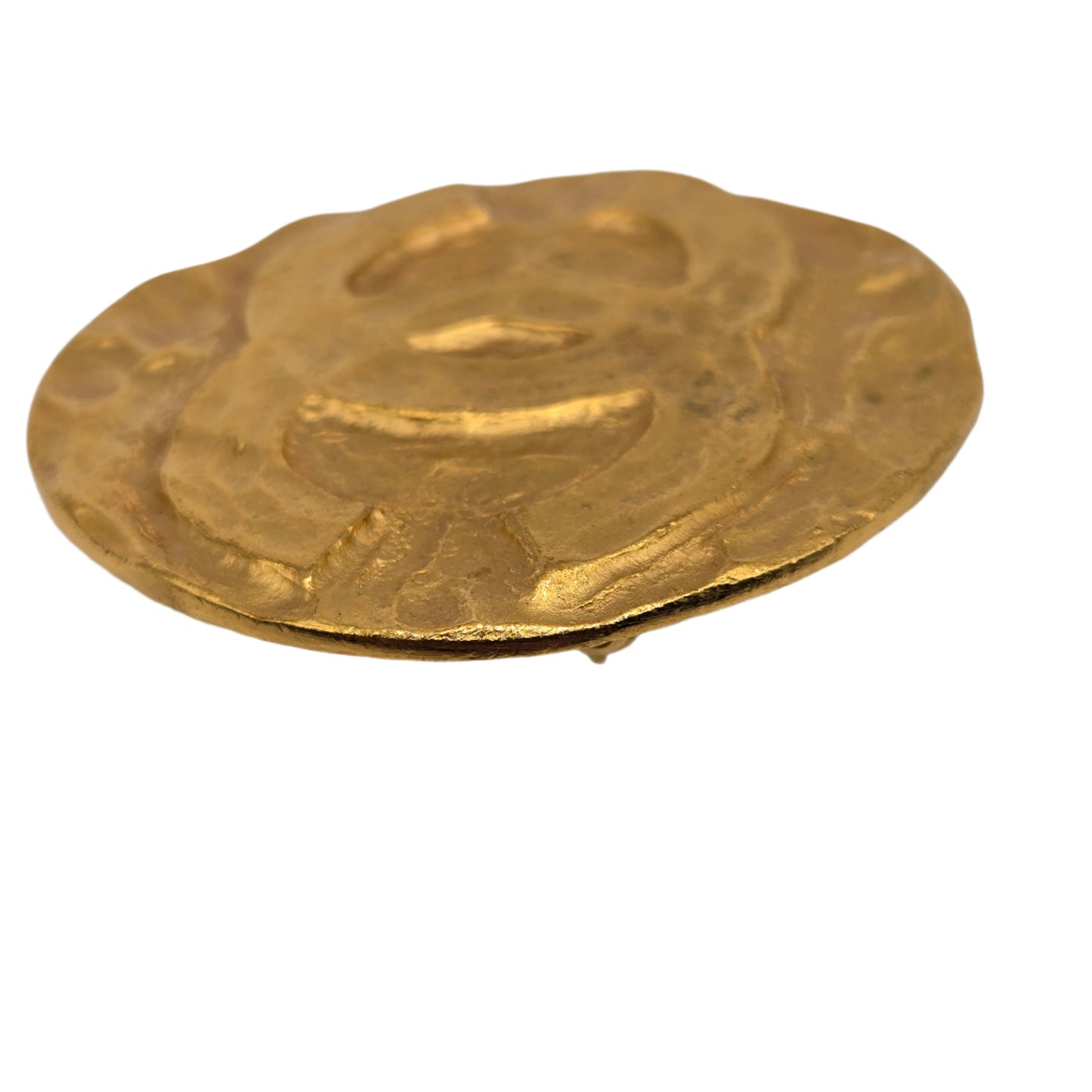 Chanel 1994 logo medallion brooch