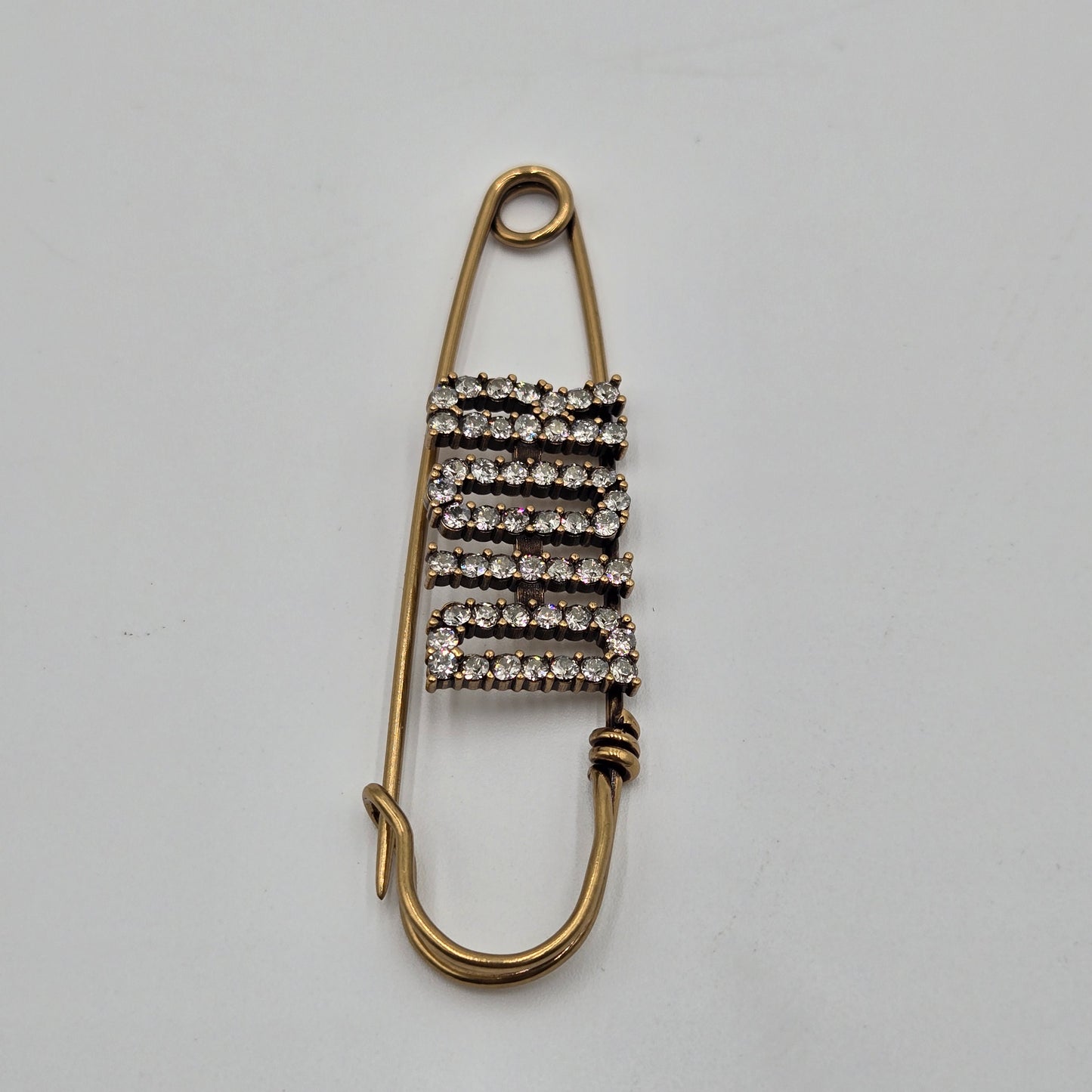 Christian Dior Antique Gold Metal Brooch #3