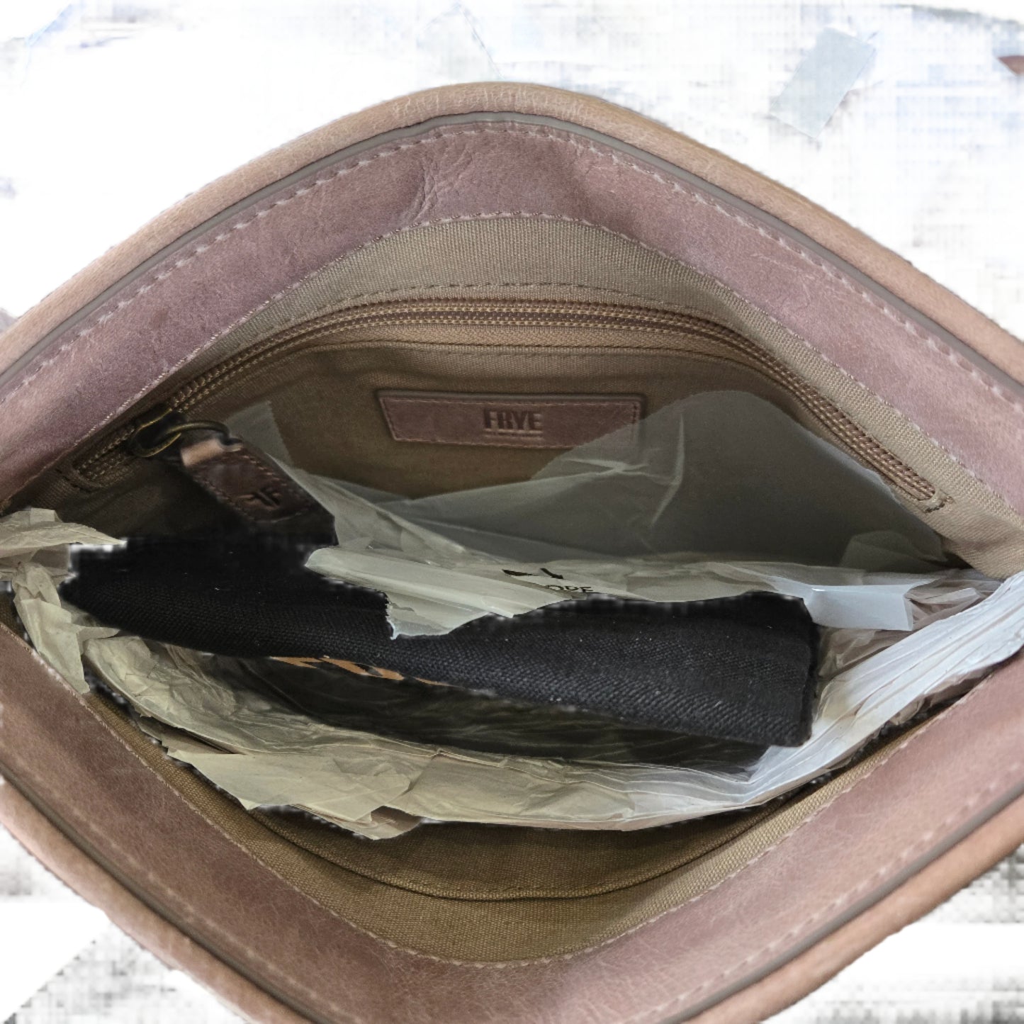 Frye Oriana Clutch Crossbody Mushroom - NEW WITH TAGS