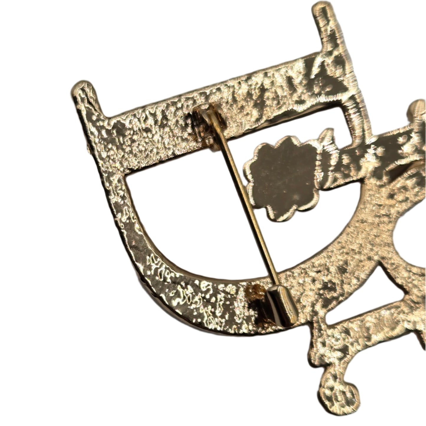 Christian Dior Dior X ERL Pin Brooch Badge Golden