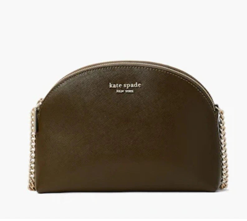 Kate Spade New York Spencer Double Zip Dome Crossbody Duck Green