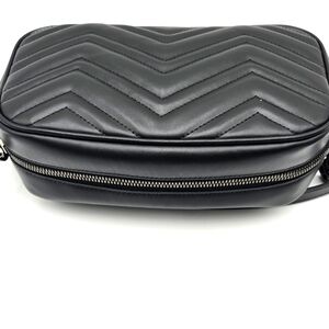 GUCCI GG Marmont Shoulder/Crossbody Black Leather/Hardware - COA included