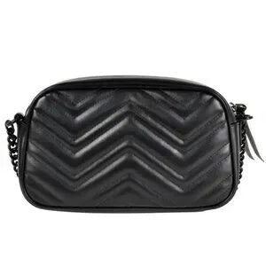 GUCCI GG Marmont Shoulder/Crossbody Black Leather/Hardware - COA included