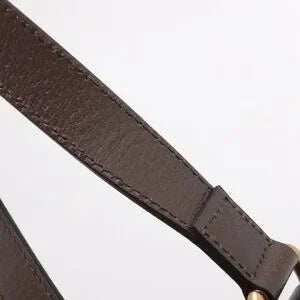 Gucci GG Supreme Monogram Web Small Ophidia Half Moon Hobo Brown - COA included