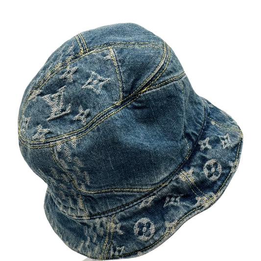 Louis Vuitton Bonnet Damier Giant Wave Monogram Cotton Reversible Bucket Hat - LIKE NEW