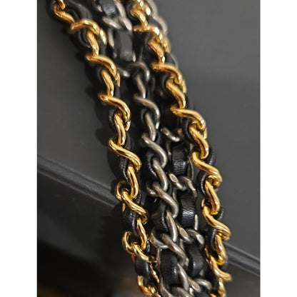 CHANEL Gabrielle Doo Large Vintage calf Chain Shoulder - Black (2017-2018)