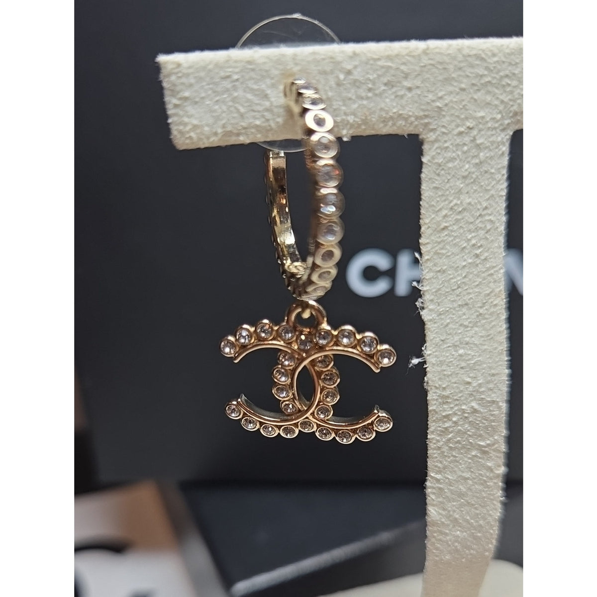 #192 - Chanel 2023 CC Logo & Perfume Bottle Drop Earrings