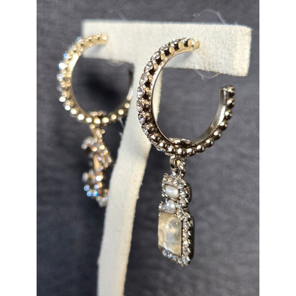 #192 - Chanel 2023 CC Logo & Perfume Bottle Drop Earrings