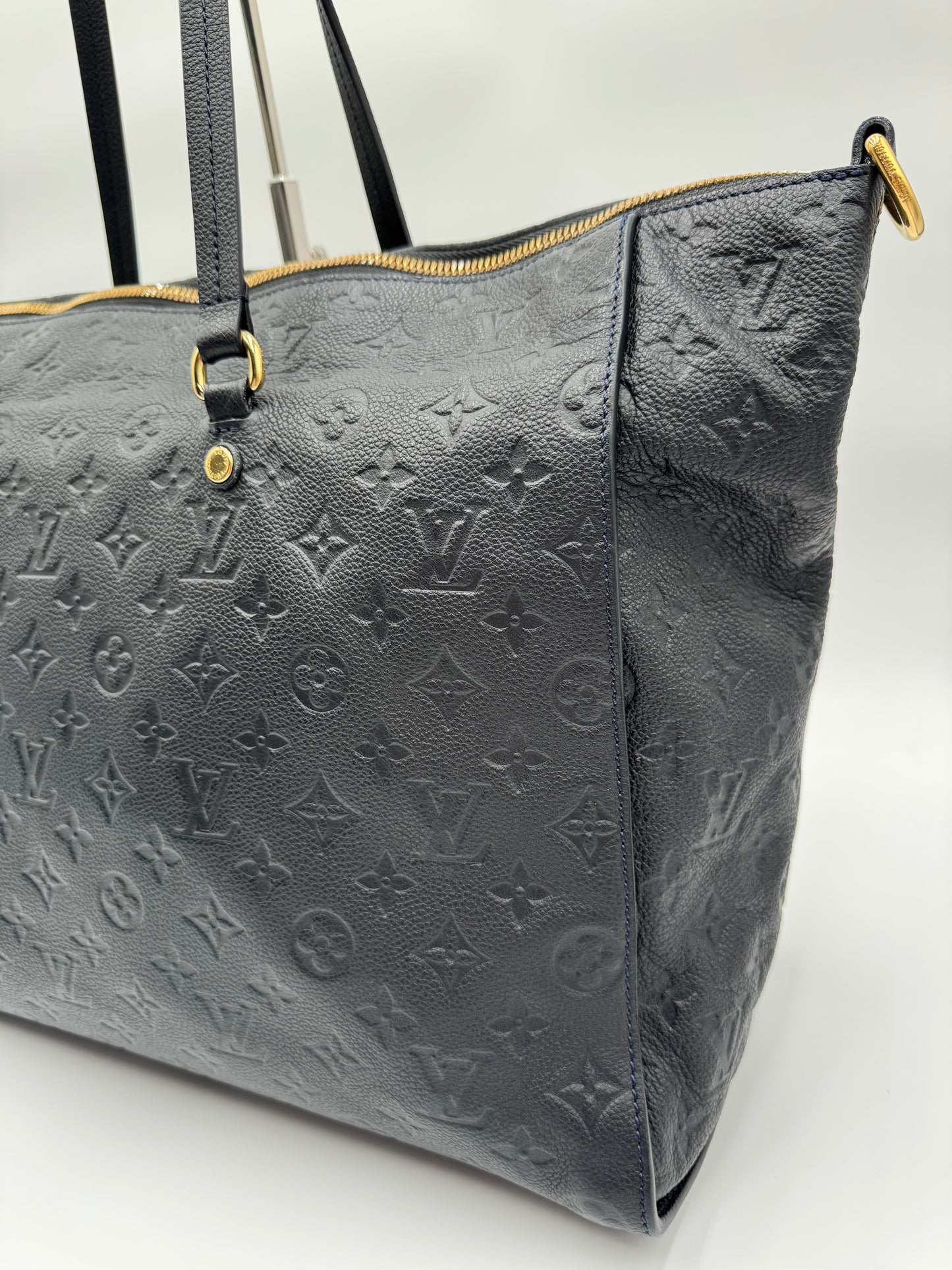 Louis Vuitton Monogram Empreinte Lumineuse GM - Infini Dark Navy Bag/Tote